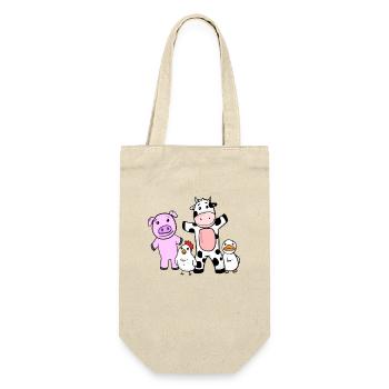 Cute animals for children - Farm - Gift Bag for Bottles - nature - Front