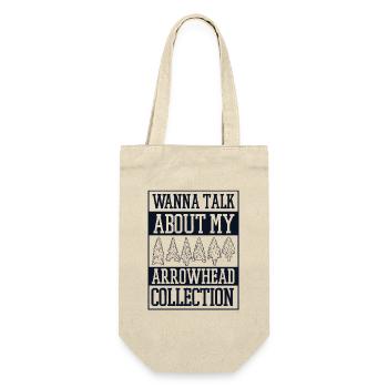 Wanna Talk About My Arrowhead Collection - Geschenkbeutel für Flaschen - Natur - Vorne