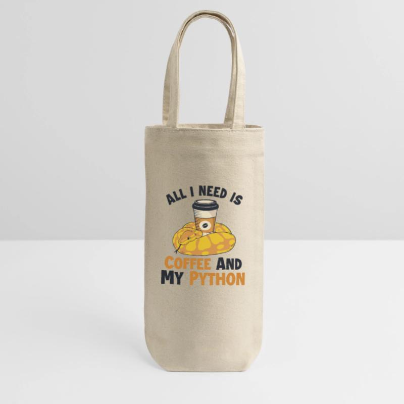 Café et Python Python Snake Banana Ball Sac à bouteille