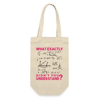 Dictons mathématiques amusants, physique et formule mathématique - Sac à bouteille - nature - Devant