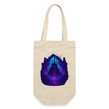 Neon Gothic Church Gothic Architecture - Gift Bag for Bottles - nature - Front