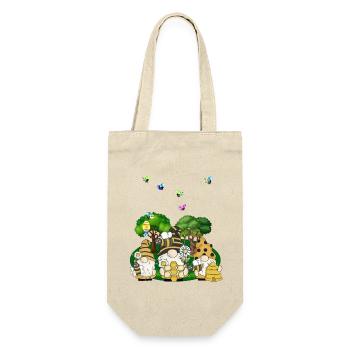 Bee Colony Honeycomb Garden - Gift Bag for Bottles - nature - Front