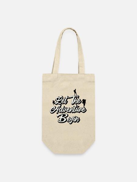 Das Abenteuer wartet auf Sie - Geschenkbeutel für Flaschen - Natur