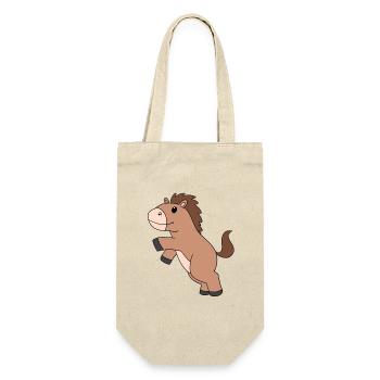 Cute horse - Gift Bag for Bottles - nature - Front