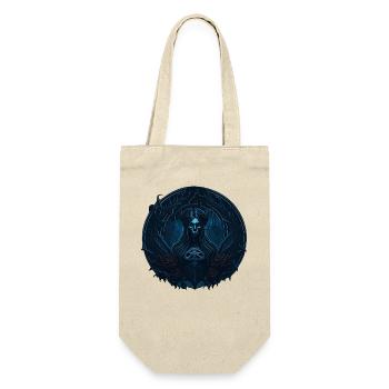 Gothic Roses Girl Skeleton Dark Style - Gift Bag for Bottles - nature - Front