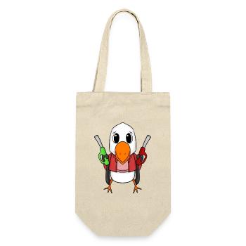 Tankwart Möwe Tankstelle - Gift Bag for Bottles - nature - Front