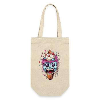 Gâterie colorée pour les morts avec garniture à la crème - Sac à bouteille - nature - Devant