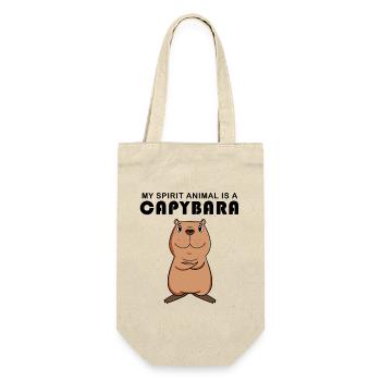 Capybara Capybara Cadeau - Sac à bouteille - nature - Devant