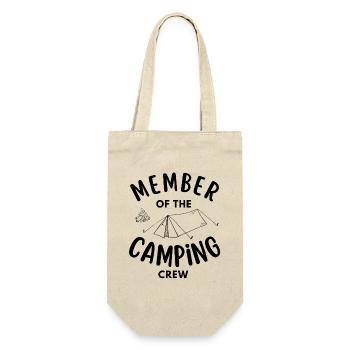 Member of the Camping Crew funny - Gift Bag for Bottles - nature - Front