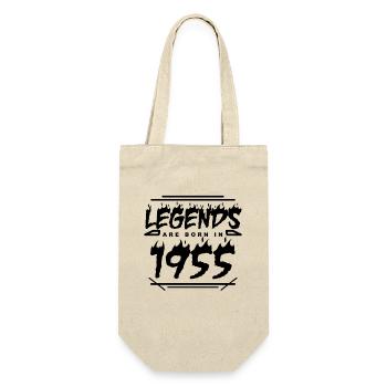 1955 - Born 1955 - Built in 1955 - Gift Bag for Bottles - nature - Front