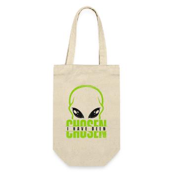 I Have Been Chosen Ufo Conspiracy Extraterrestrial - Gift Bag for Bottles - nature - Front