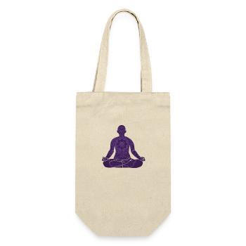 Kundalini Ashtanga Hatha Asanas Professeur de yoga Yoga - Sac à bouteille - nature - Devant