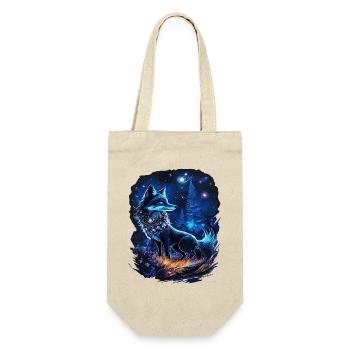 Spiritueller Fuchs Magische Wald Landschaft - Geschenkbeutel für Flaschen - Natur - Vorne