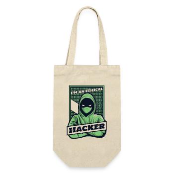 I'm An Ethical Hacker Social Engineering Phishing - Gift Bag for Bottles - nature - Front