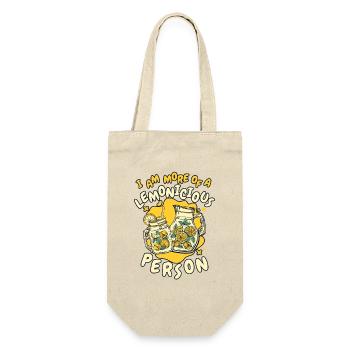 I'm More Of A Lemonicious Person Lemonade - Gift Bag for Bottles - nature - Front