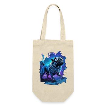 Cute Pug Enchanting Dogs Art - Gift Bag for Bottles - nature - Front