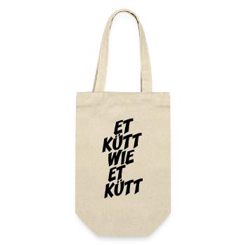 Köln Et Kütt Wie Et Kütt Kölner Grundgesetz Kölsch - Sac à bouteille - nature - Devant