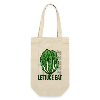 Laitue Mangez végétalien Végétalien Végétarien à base de plantes - Sac à bouteille - nature - Devant