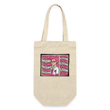 Women In STEM STEM Scientist Empowering Women - Gift Bag for Bottles - nature - Front