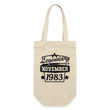 November 1983 Retro Birthday Design Birthday - Gift Bag for Bottles - nature - Front