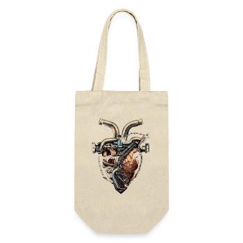 Mechanic Heart - Gift Bag for Bottles - nature - Front