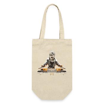 DJ Anime Manga - Geschenkbeutel für Flaschen - Natur - Vorne