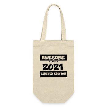 2021 - Vintage 2021 - Fantastic since 2021 - Gift Bag for Bottles - nature - Front