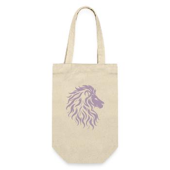Majestic lion head silhouette - Gift Bag for Bottles - nature - Front