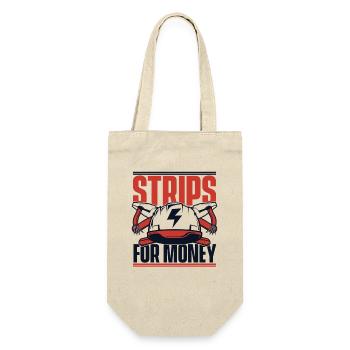 Strips For Money Electrical Engineer Electronics Technician - Gift Bag for Bottles - nature - Front