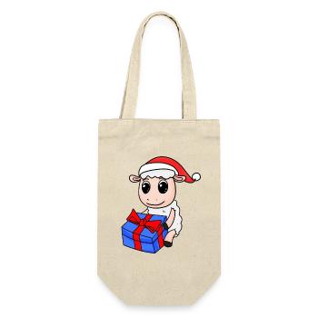 Noël de mouton - Sac à bouteille - nature - Devant