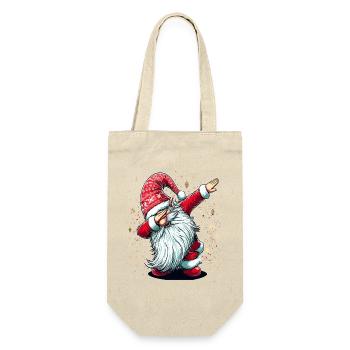 Dabbing Père Noël Dab Père Noël - Sac à bouteille - nature - Devant