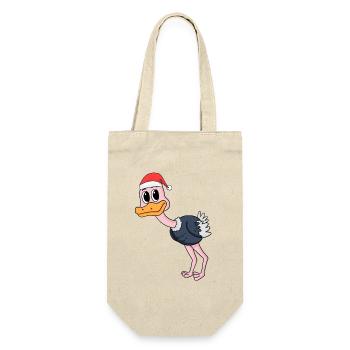 Bouquet Christmas - Gift Bag for Bottles - nature - Front