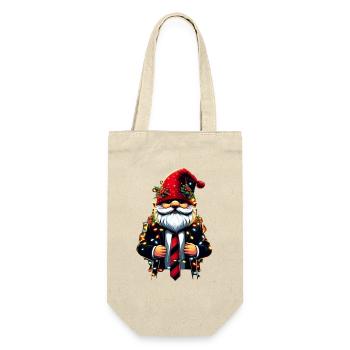 Chef Gnome Gnome avec guirlandes lumineuses - Sac à bouteille - nature - Devant
