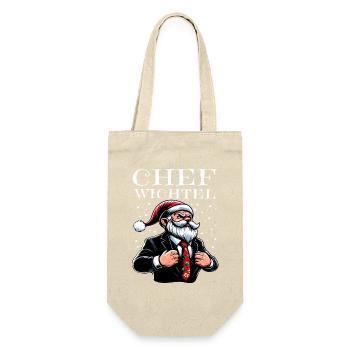 Gnome de Noël en chef - Sac à bouteille - nature - Devant