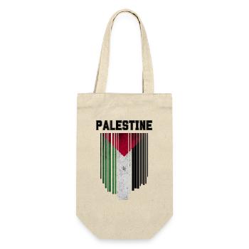 Flag of Palestine, Palestinian pride - Gift Bag for Bottles - nature - Front