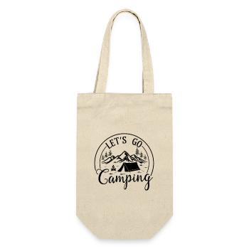 Let’s go Camping - Plein air Voyage Randonnée Nature - Sac à bouteille - nature - Devant