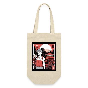 Growing Up, Manga and Anime Girls Vacation - Gift Bag for Bottles - nature - Front