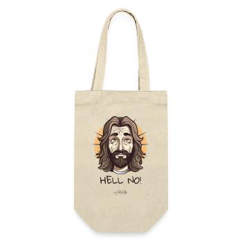 The Jesus guy definitely says no to hell - Gift Bag for Bottles - nature - Front