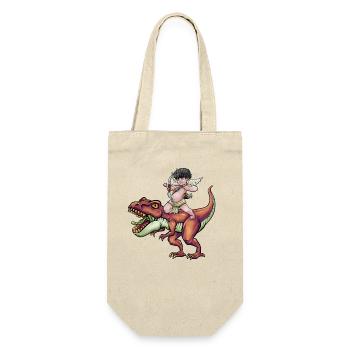 Armure de Cupidon T Rex coeur Saint-Valentin Cupid Rex - Sac à bouteille - nature - Devant