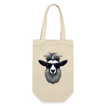 Lustiges Tier Design - Geschenkbeutel für Flaschen - Natur - Vorne