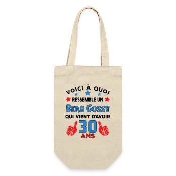 30 ans anniversaire homme cadeau humour drôle - Sac à bouteille - nature - Devant