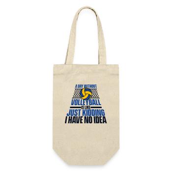 Une journée sans volley-ball, c’est comme Volleyballfreak - Sac à bouteille - nature - Devant