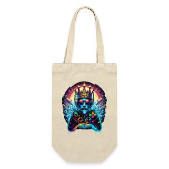 Gaming Throne – Game King - Gift Bag for Bottles - nature - Front