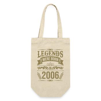 Legends were born in 2006 - Gift Bag for Bottles - nature - Front