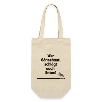 Who beats goosebumps also ducks - Gift Bag for Bottles - nature - Front