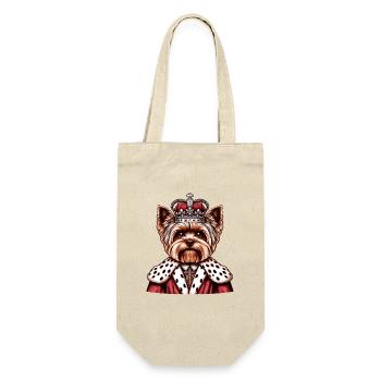 Yorkshire Terrier King - Gift Bag for Bottles - nature - Front