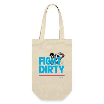 Superhero, fight dirty - Gift Bag for Bottles - nature - Front