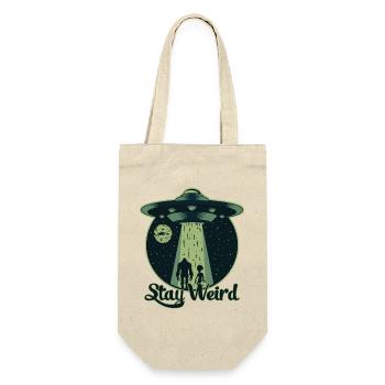 Stay Weird - UFO, Alien - Gift Bag for Bottles - nature - Front