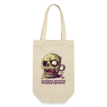 Coffee Addicted Zombie Mug - Gift Bag for Bottles - nature - Front