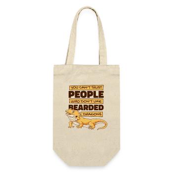 You Can't Trust People Pogona Lizard Pet Bearded - Gift Bag for Bottles - nature - Front